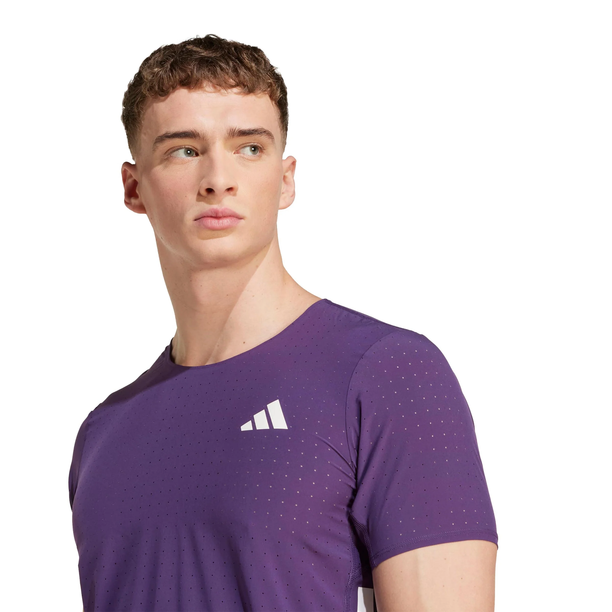 adizero  Laufshirt Herren-lila - Image 5