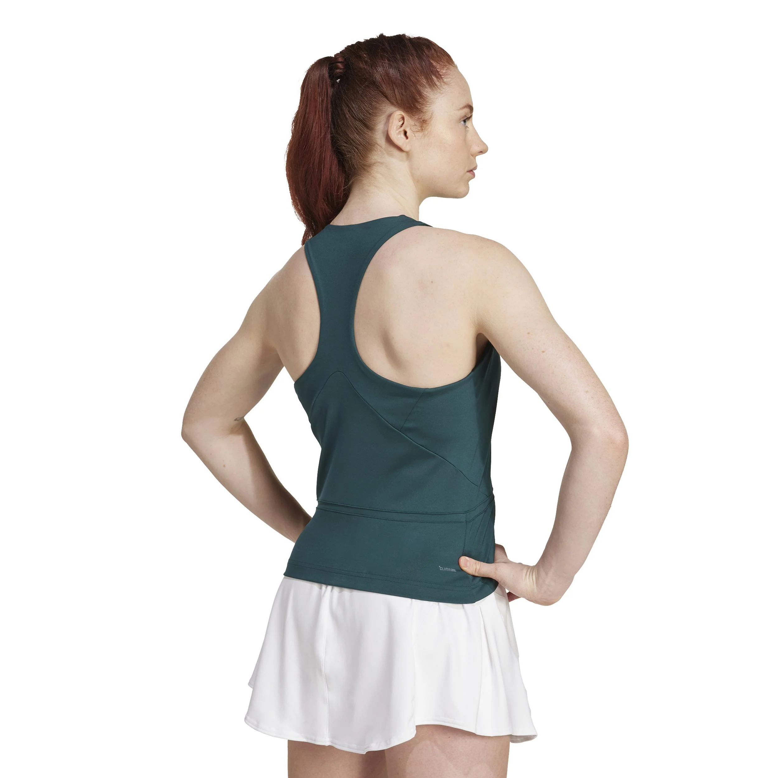 Y- Midi Tank-Top Damen - dunkelgrün - Image 3