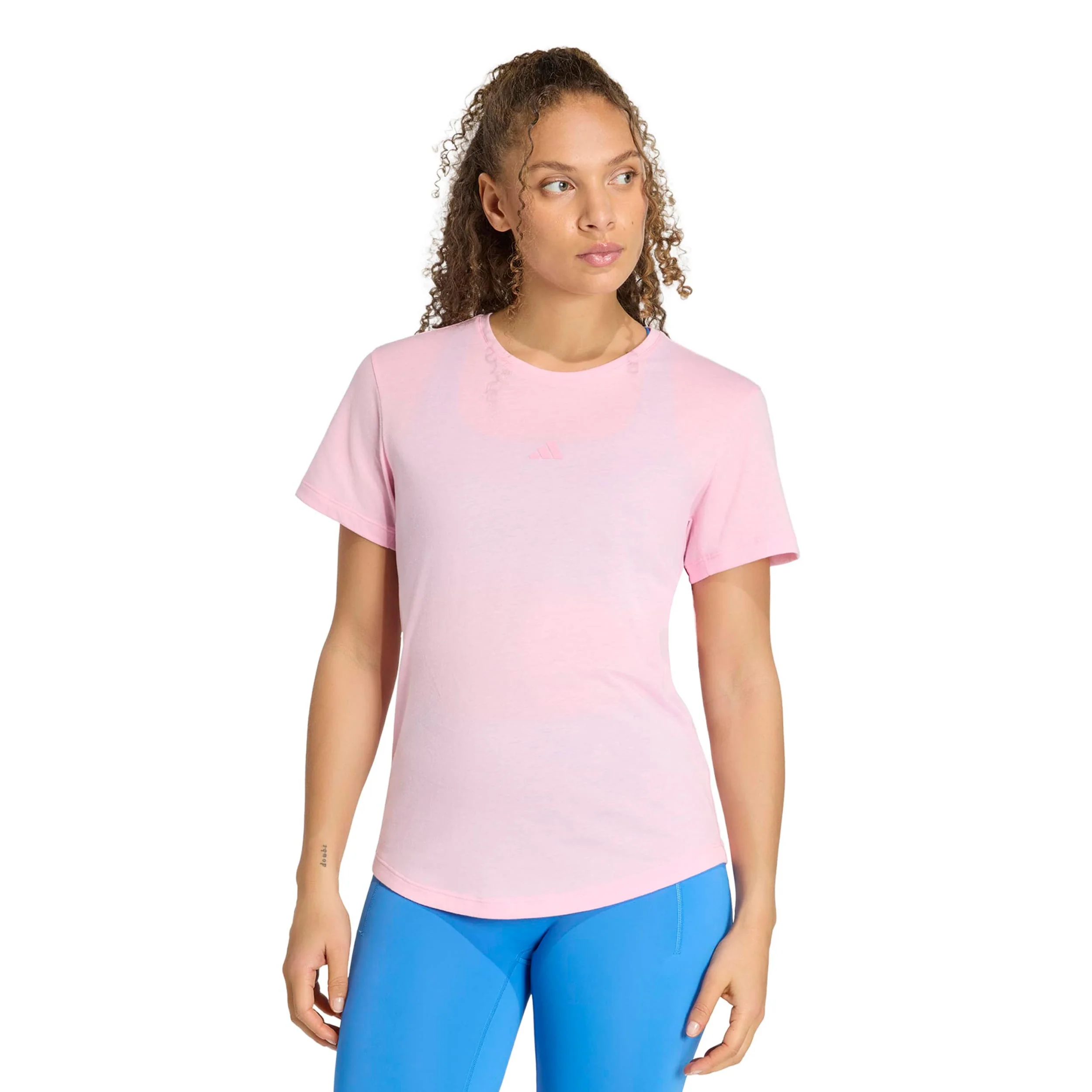 Yoga Essentials T-Shirt Damen - rosa - Image 2
