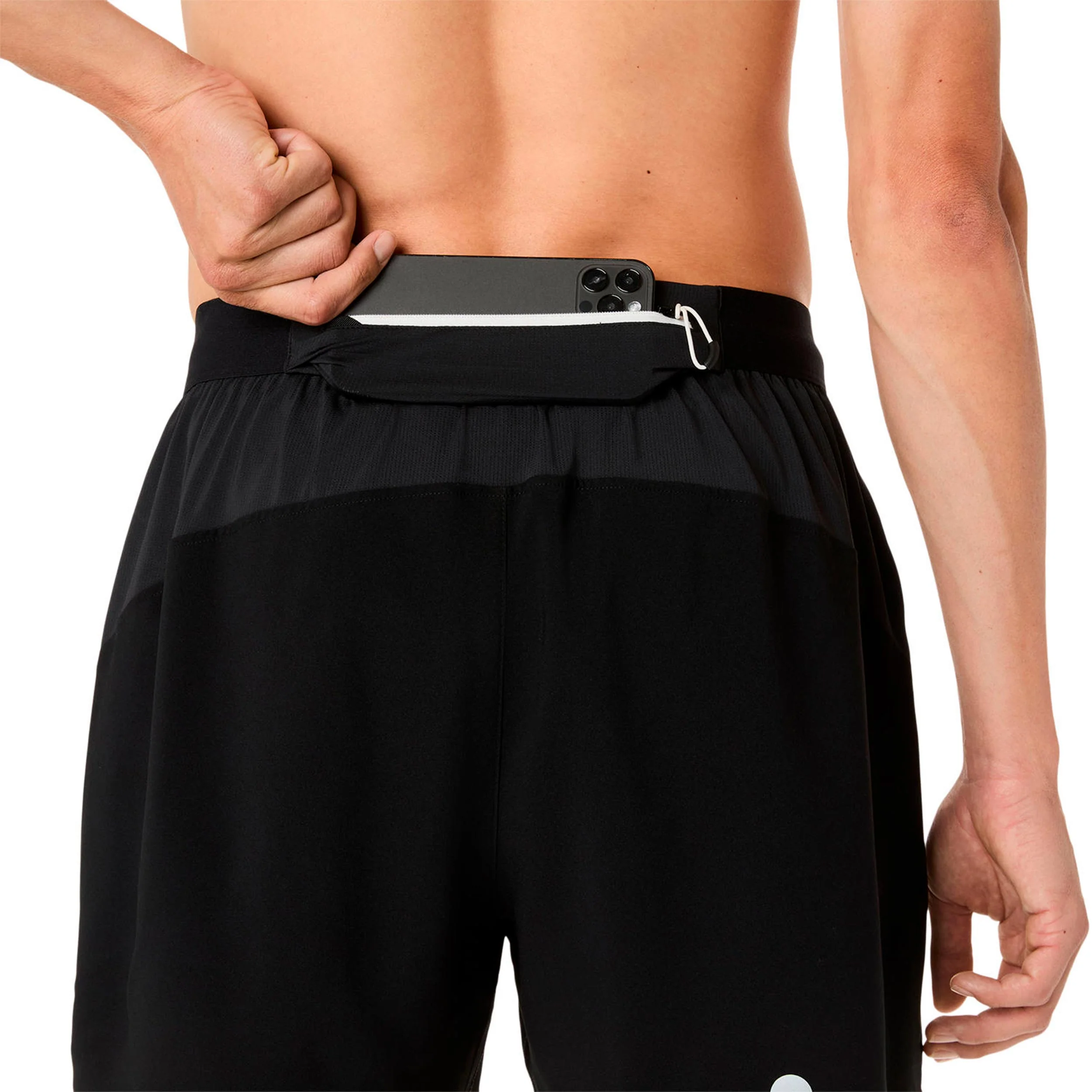 Fujitrail AOP 5in   Laufshorts Herren - schwarz, grau - Image 7