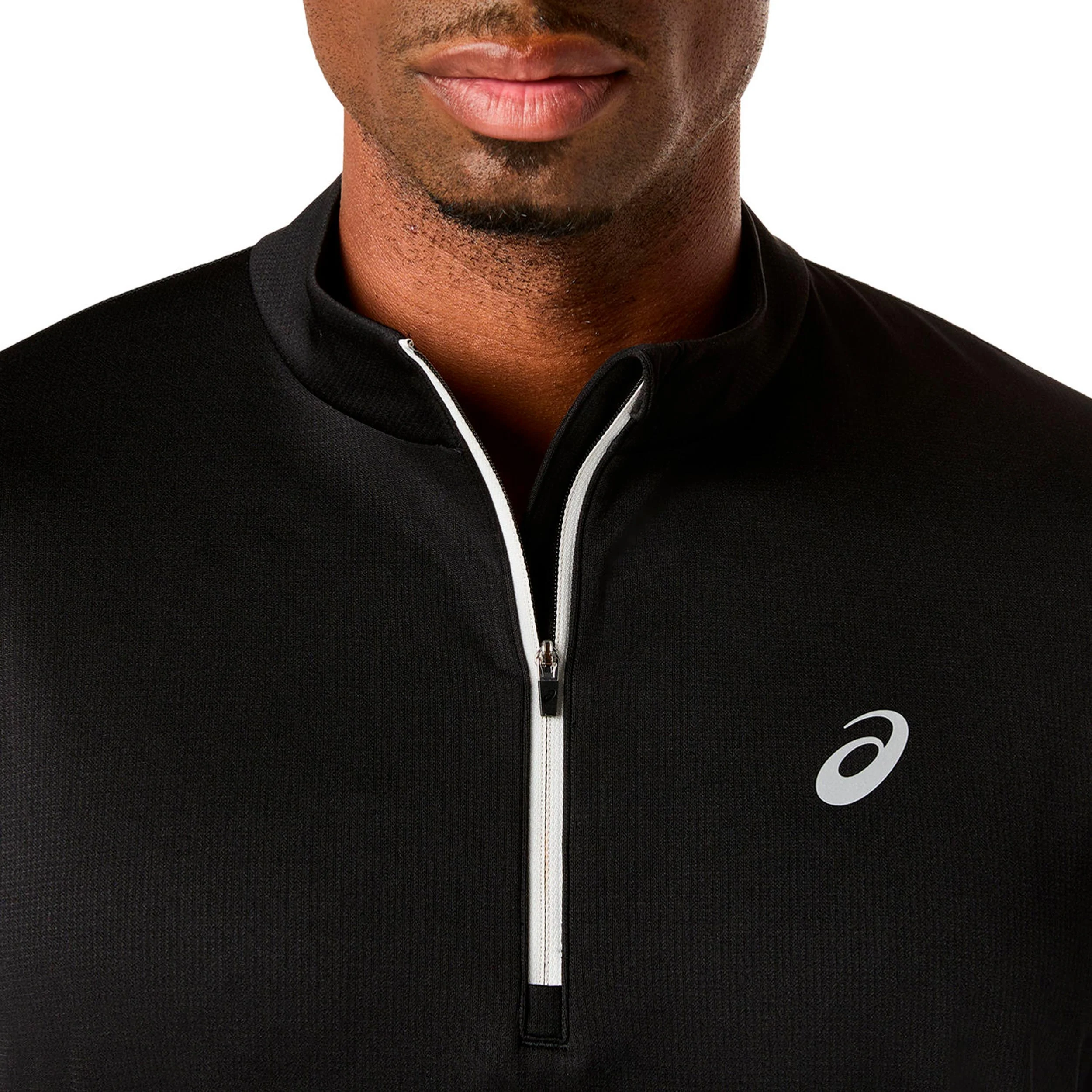 Icon 1/2 Zip  Laufshirt Herren - schwarz, beige - Image 4