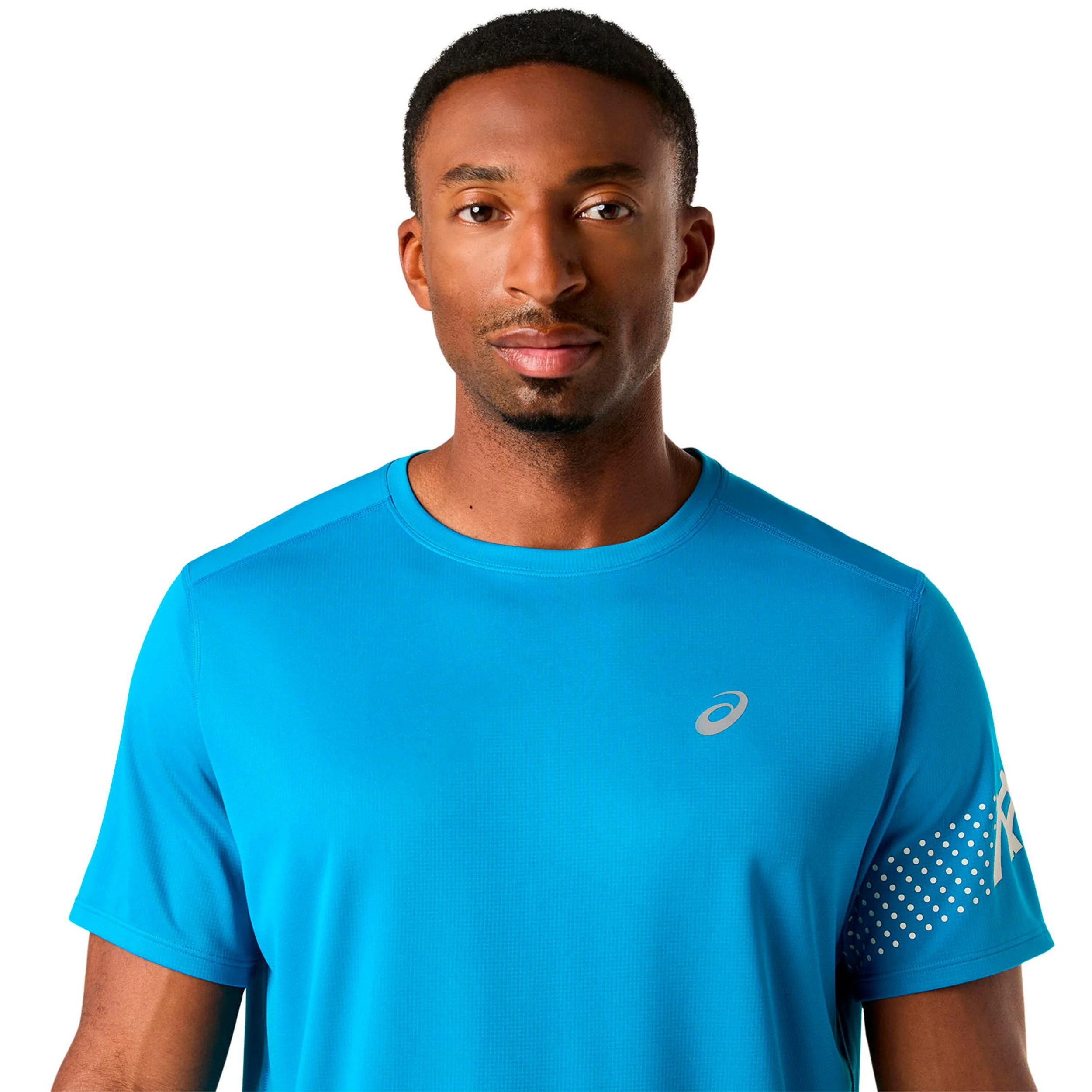 Icon  Laufshirt Herren - blau, beige - Image 4