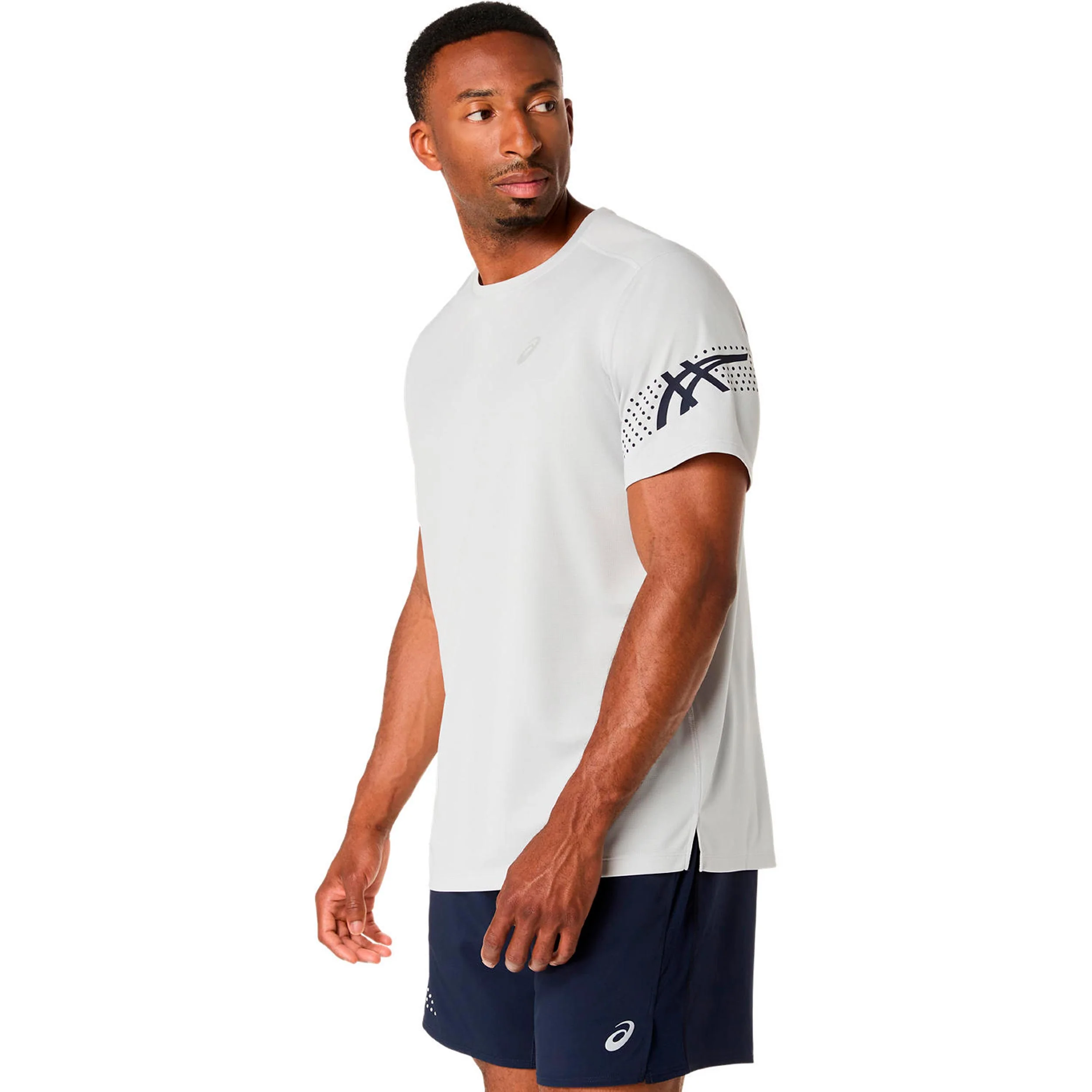 Icon  Laufshirt Herren - hellgrau, dunkelblau - Image 2