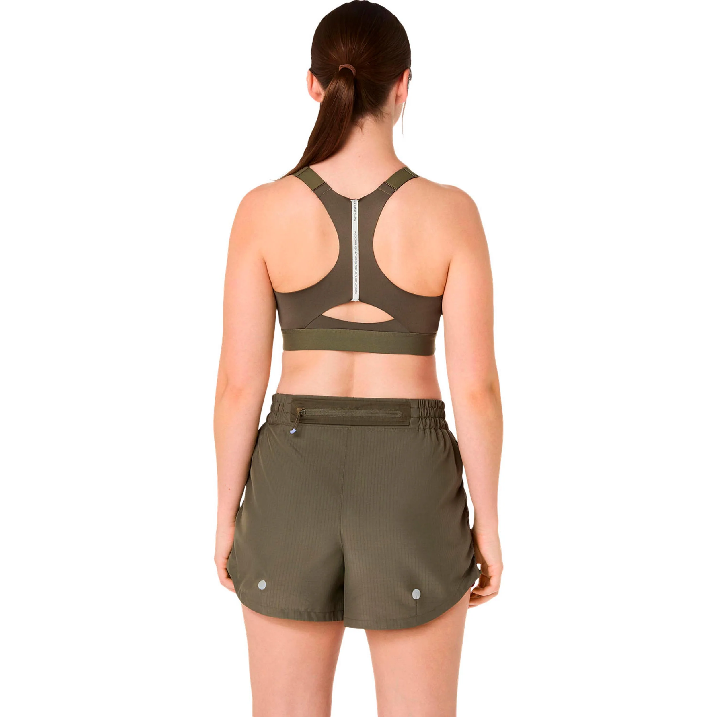 Road Combination Zip  Sport-BH Damen - grün - Image 3