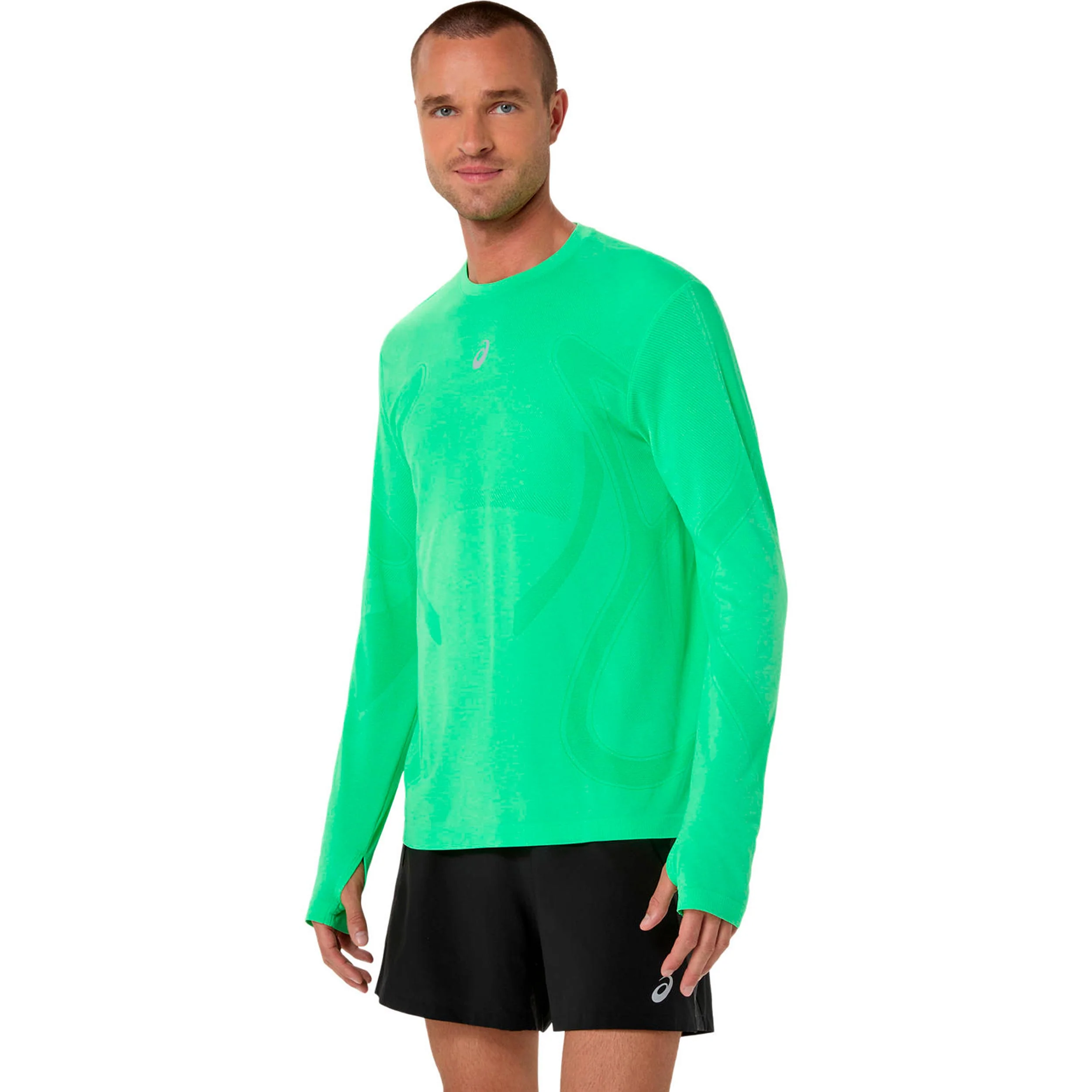 Road Seamless  Laufshirt Herren - grün, grün - Image 3