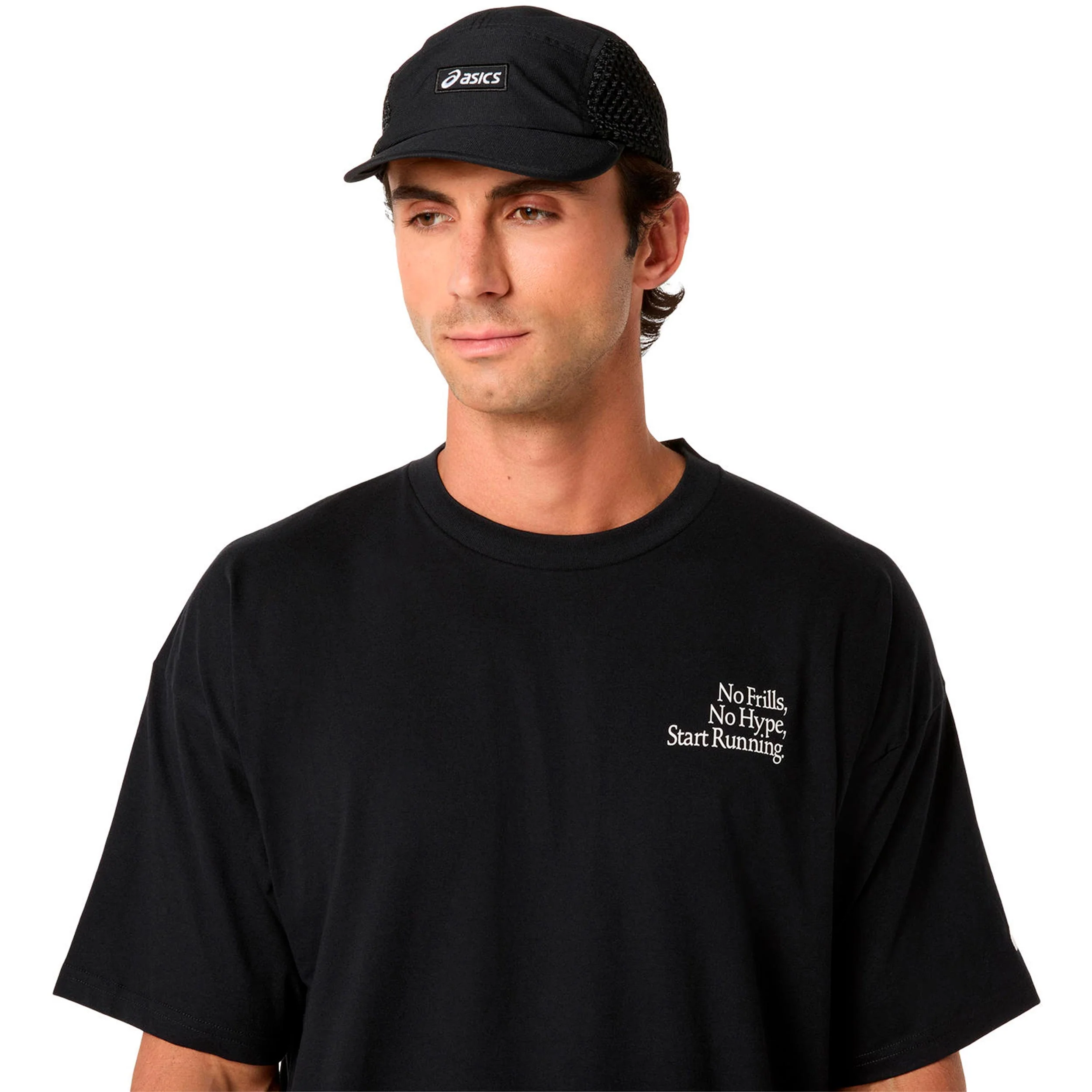 Runner Message Graphic Relaxed  Laufshirt Herren - schwarz - Image 6