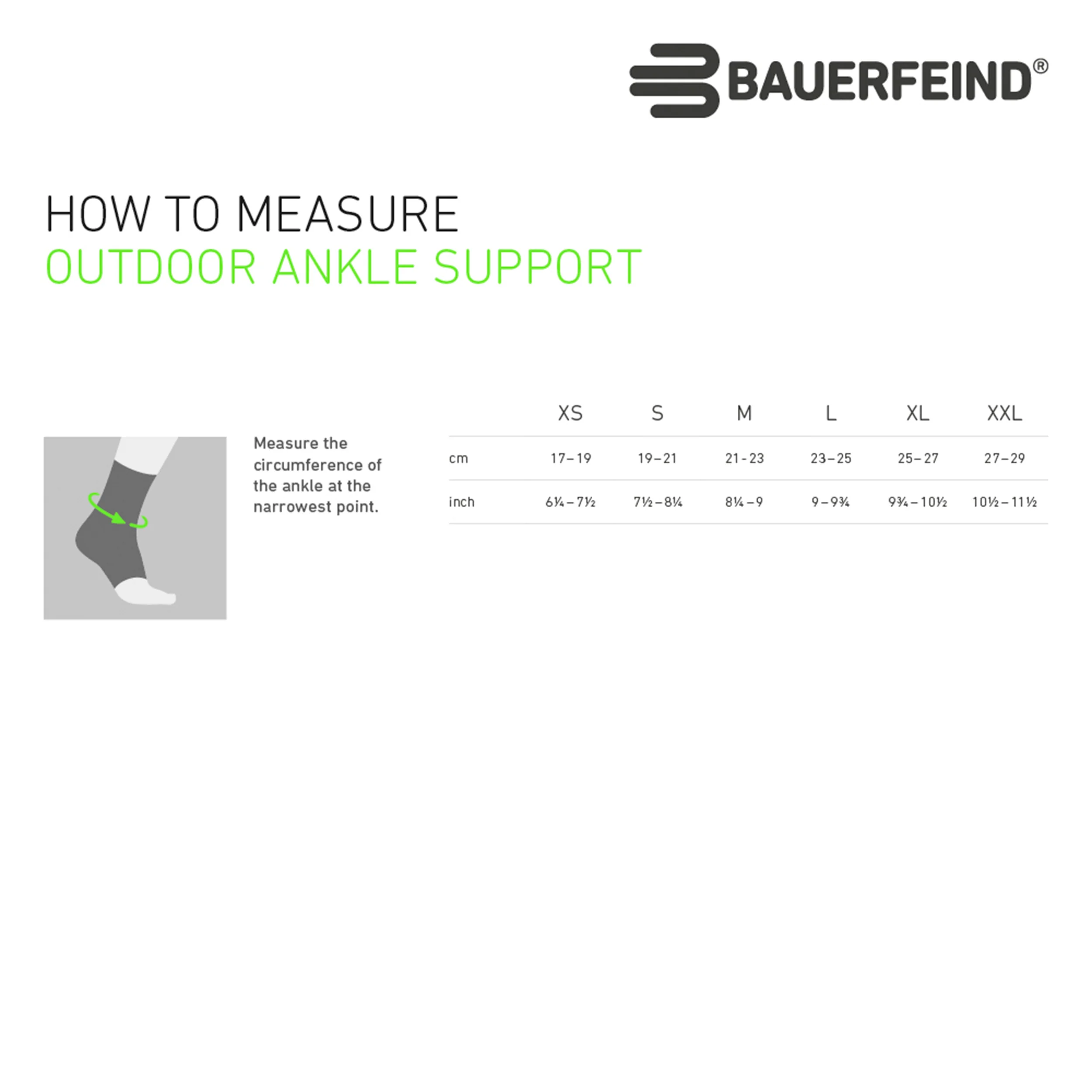 Sports Ankle Support Fußgelenkbandage Links-Schwarz - Image 3