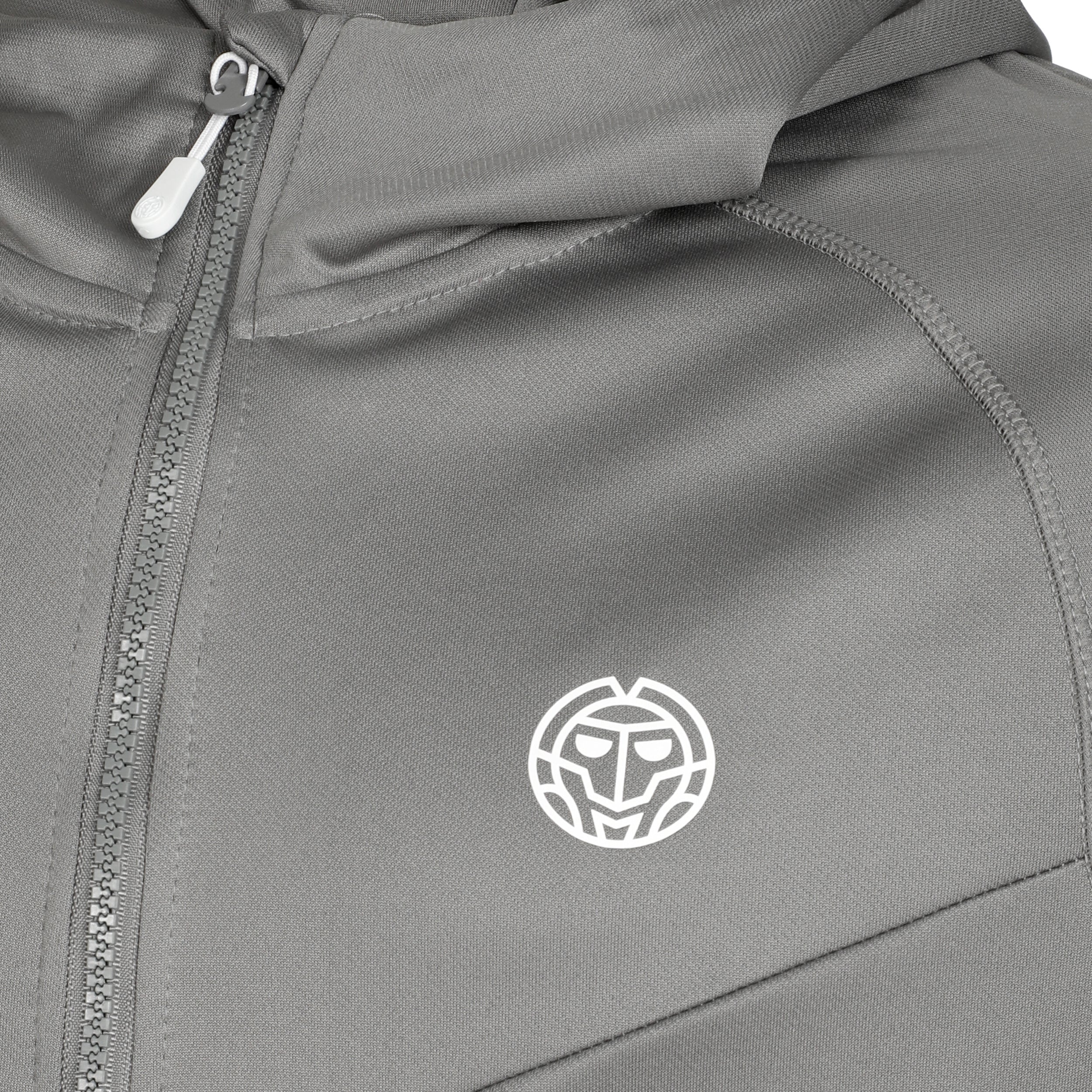 Crew Hood Trainingsjacke Herren-Grau - Image 3