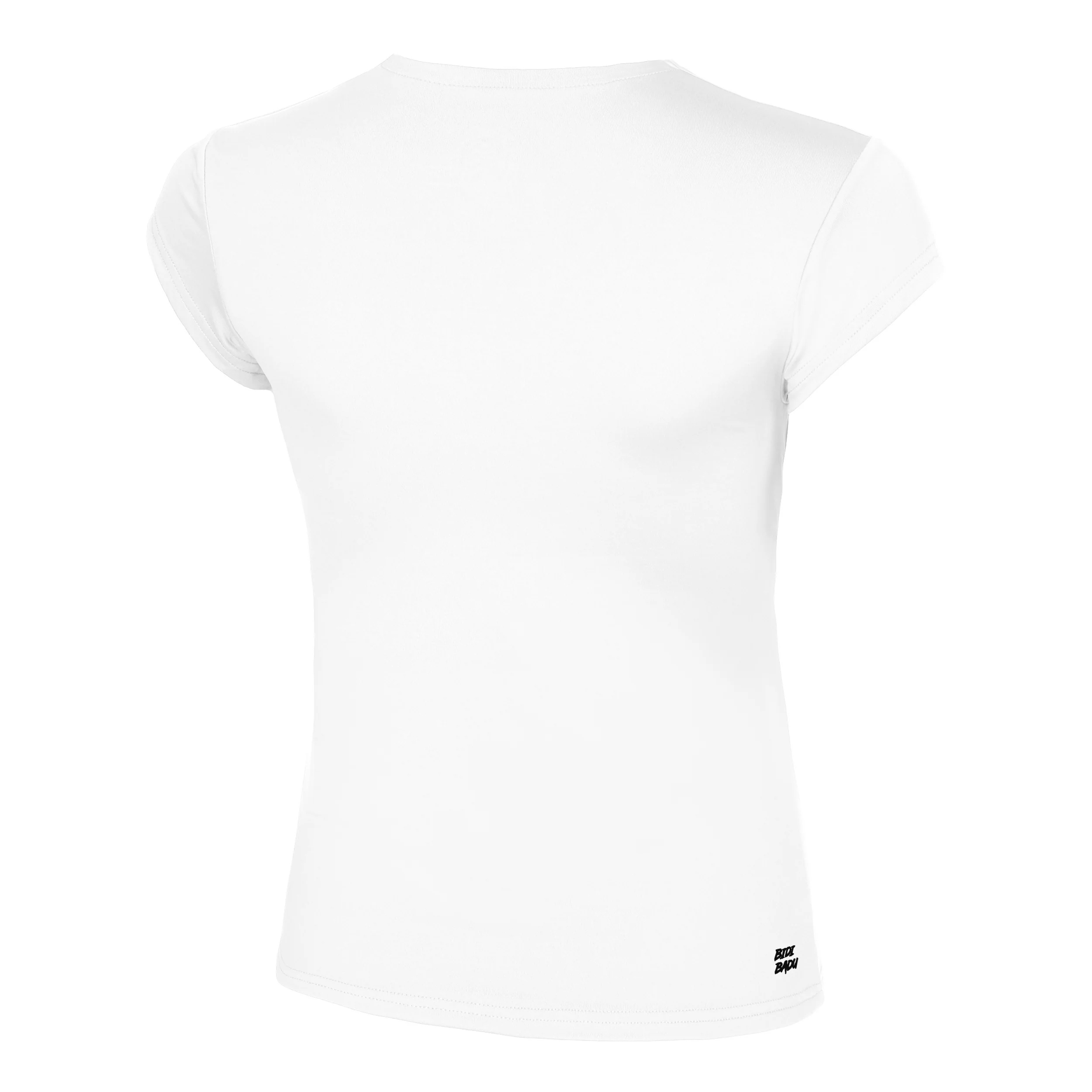 Crew V-Neck T-Shirt Damen-Weiß - Image 2