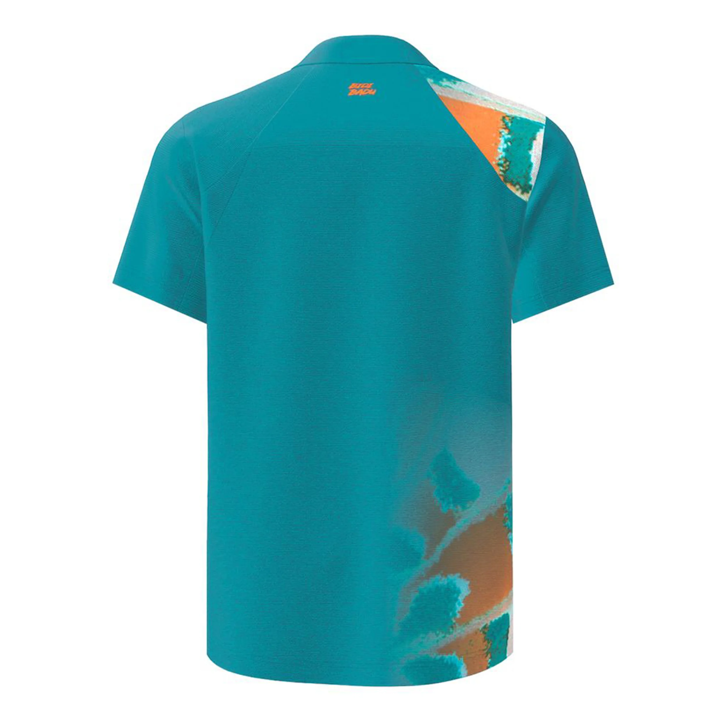 Melbourne 2025 Polo Herren-Petrol,Orange - Image 2