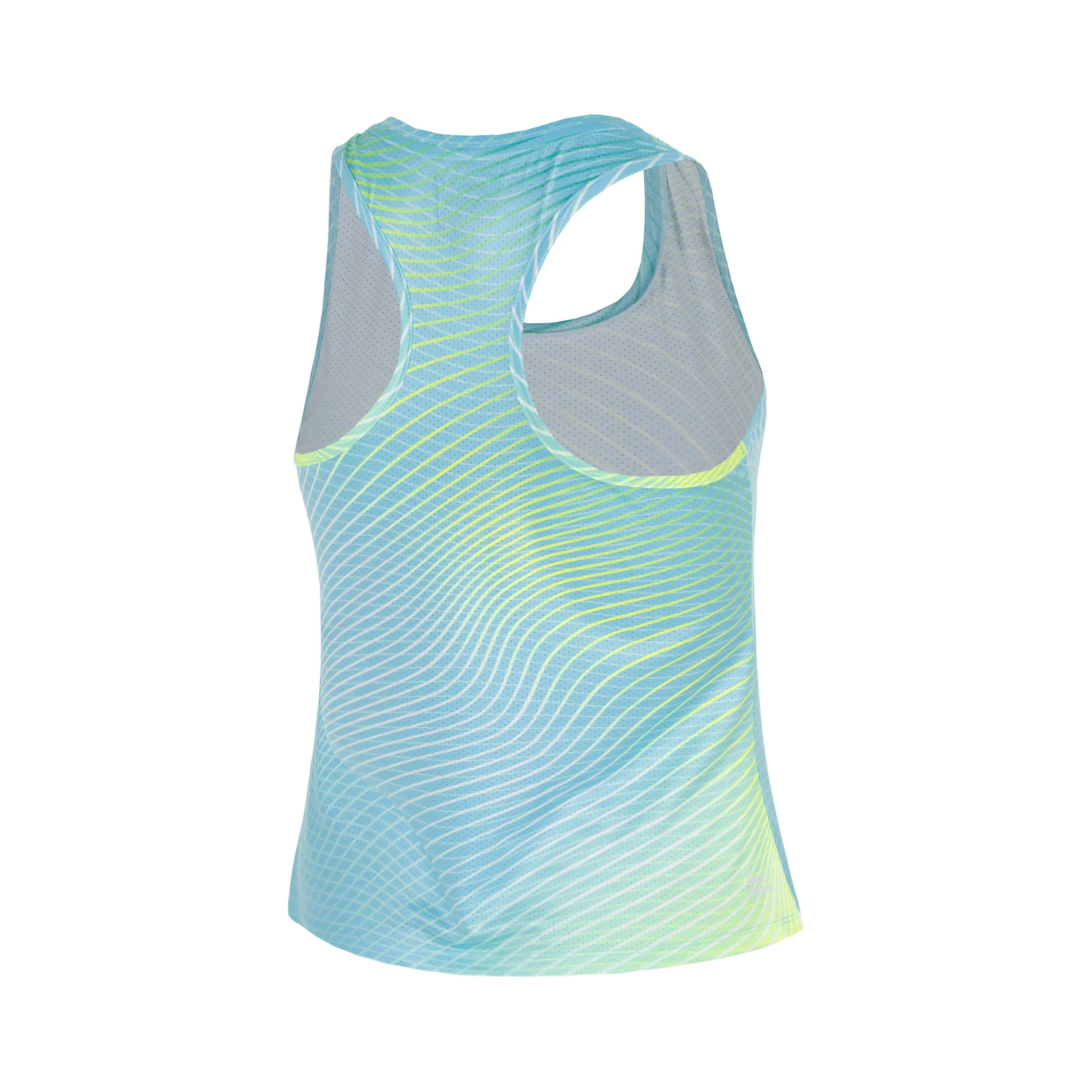 Out of Control Racerback Tank-Top Mädchen - hellblau, neongelb - Image 2