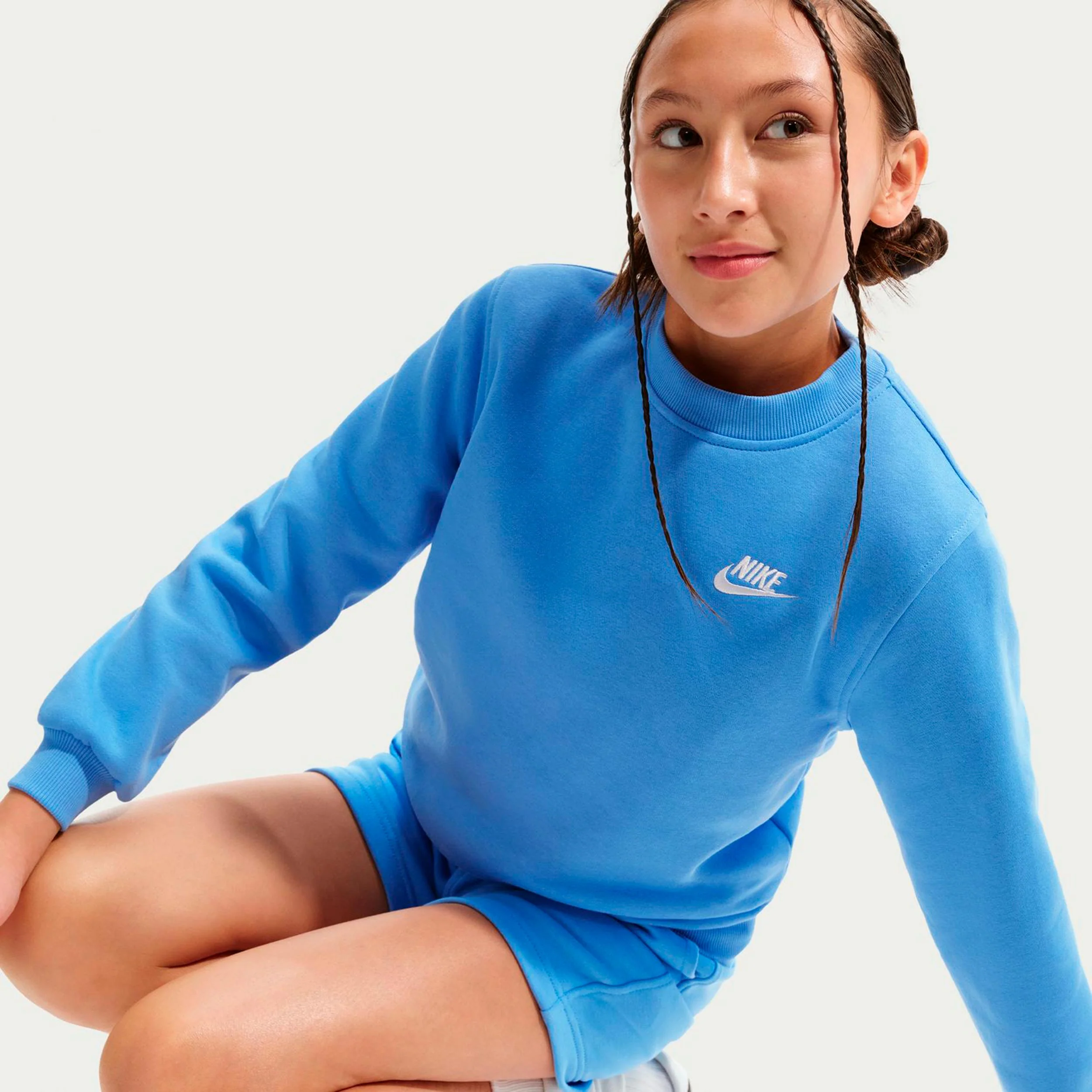 Club Fleece Sweatshirt Kinder-hellblau - Image 4