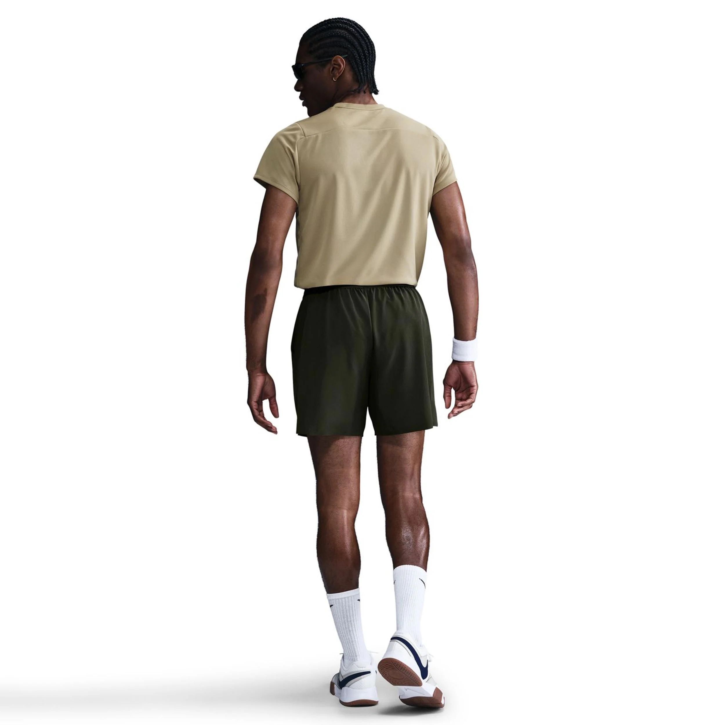 Court Dri-FIT Slam Shorts Herren-Dunkelgrün - Image 2