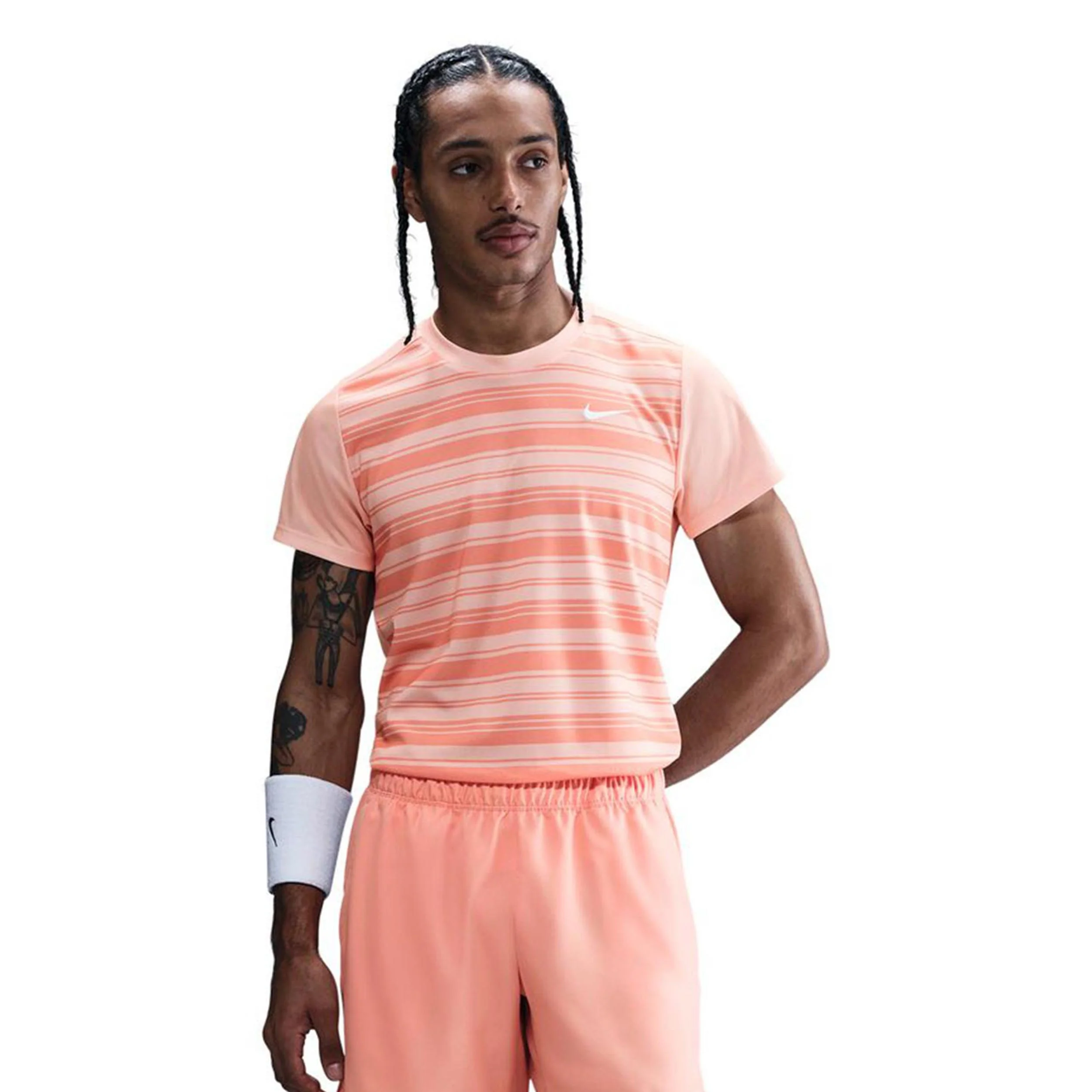Court Dri-FIT Victory Print T-Shirt Herren-Koralle