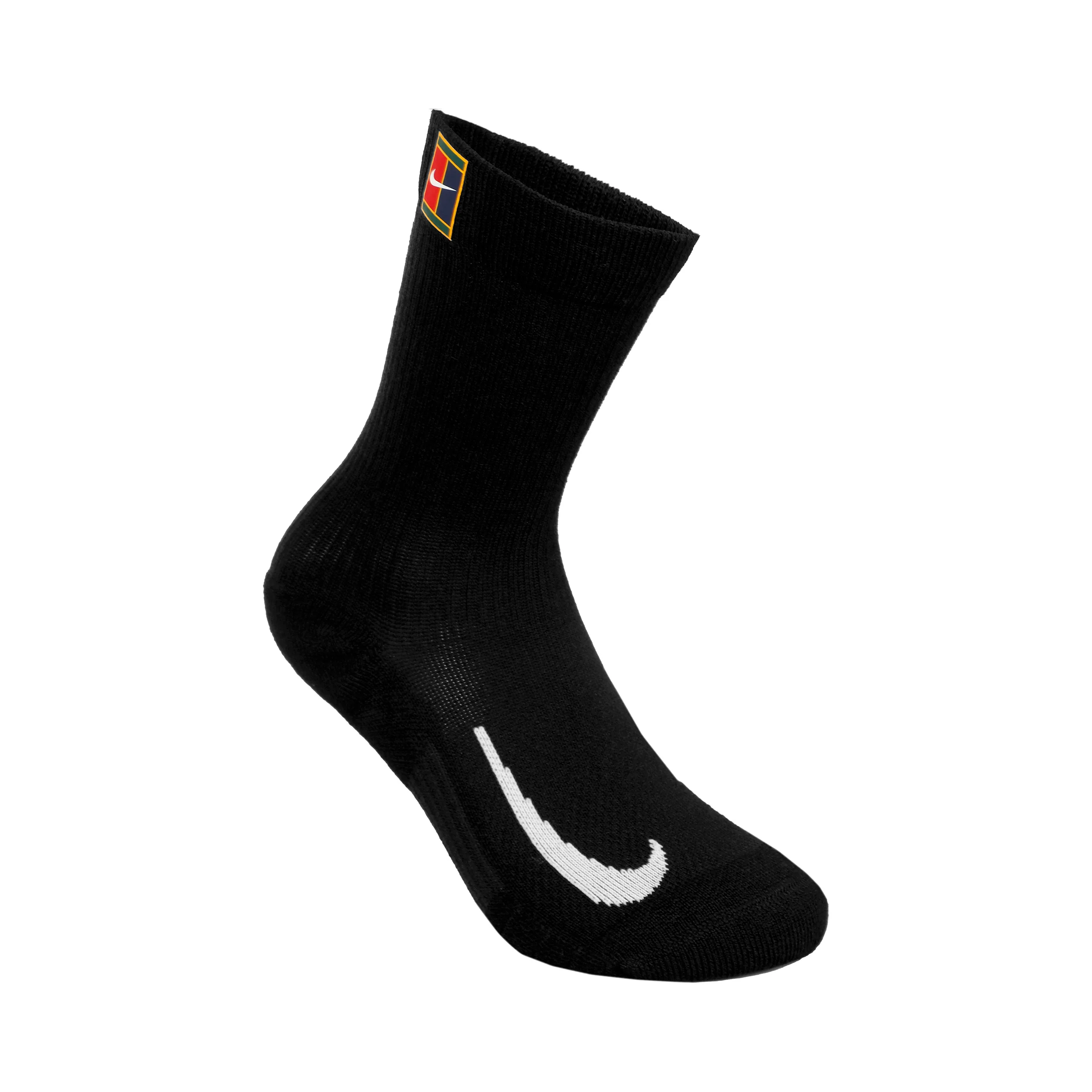 Court Multiplier Cushioned Tennissocken 2er Pack-Schwarz,Weiß - Image 3