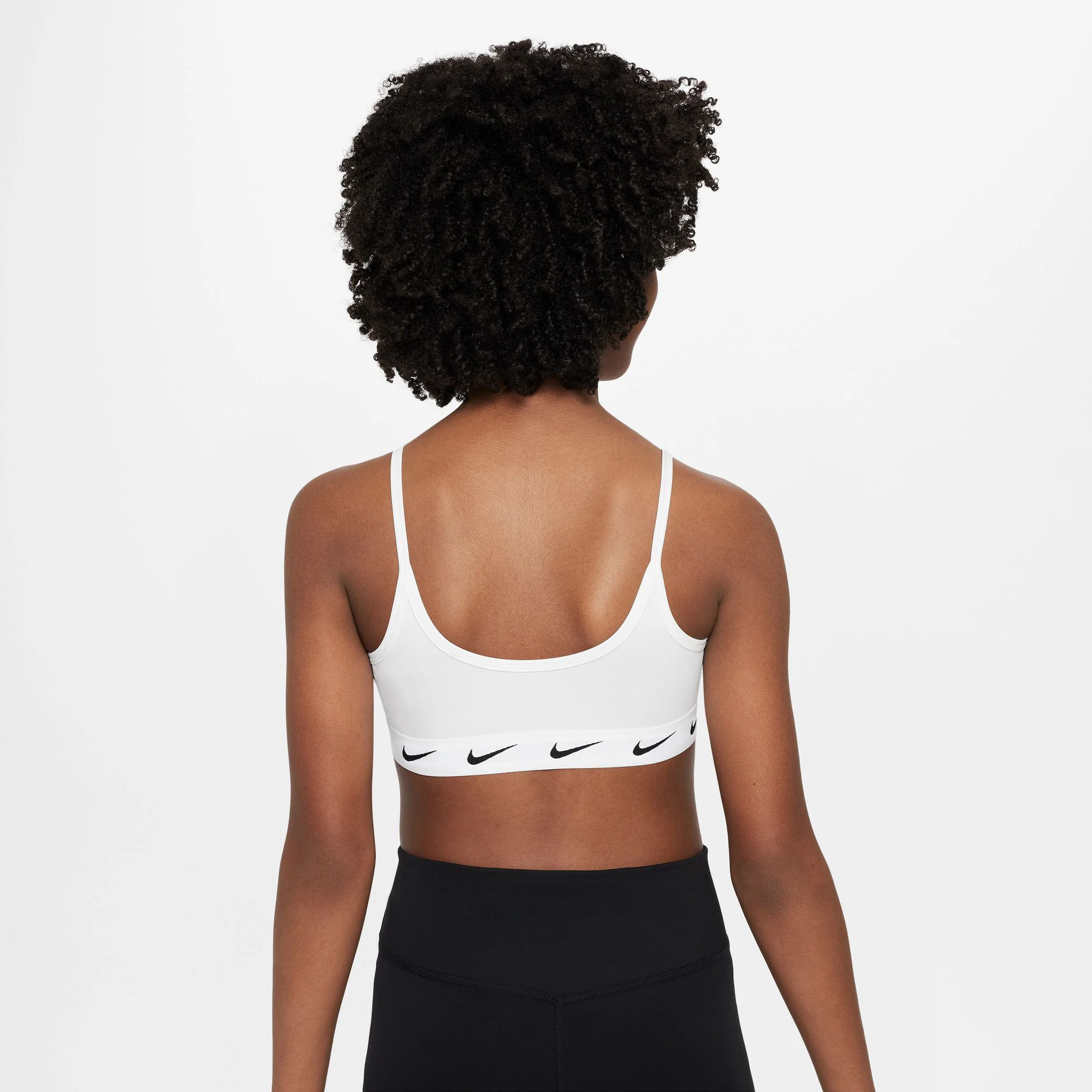 Dri-Fit One Big Sport-BH Mädchen - weiß, schwarz - Image 4