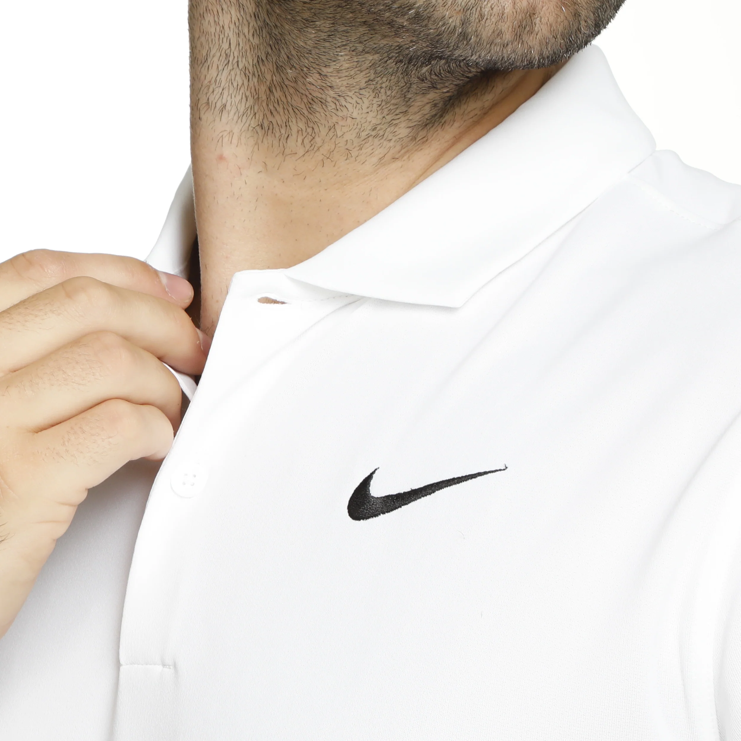 Dri-Fit Victory Court Solid Polo Herren - weiß - Image 9