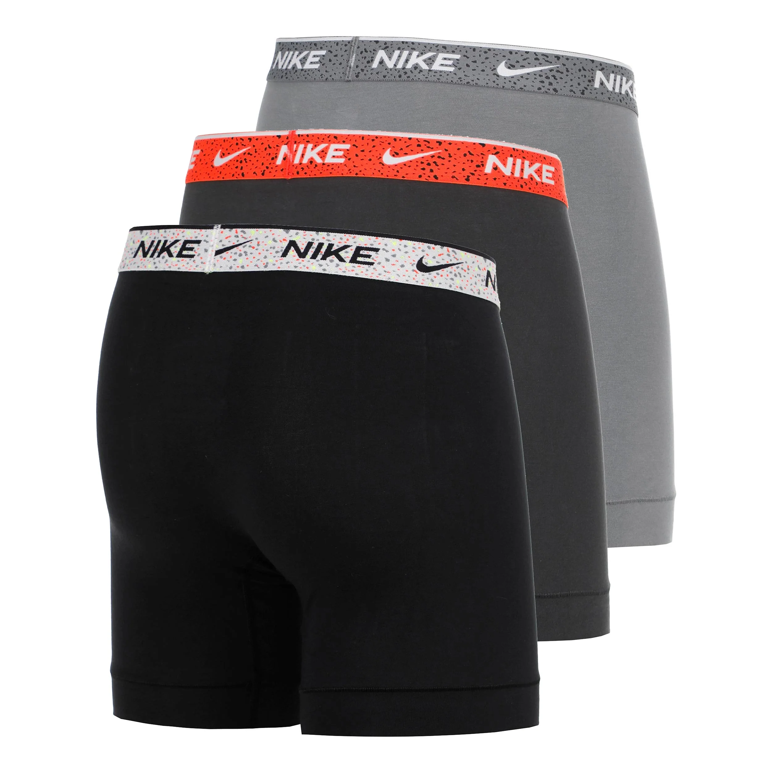 Essential Cotton Stretch Boxer Brief Boxer Short - 3er Pack Herren-schwarz, anthrazit - Image 2