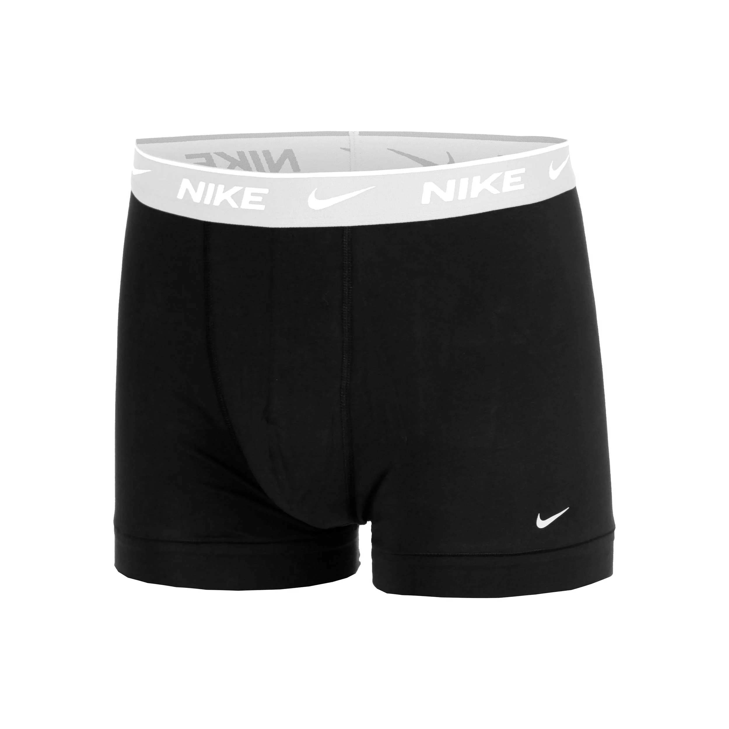 Essential Cotton Stretch Trunk Boxer Short 3er Pack Herren - schwarz, blau - Image 3