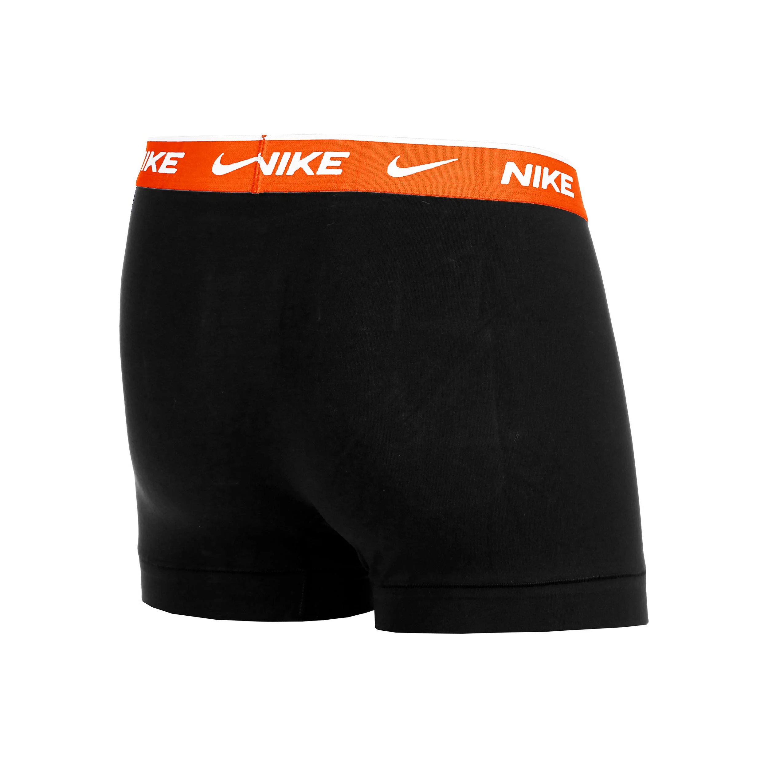 Essential Cotton Stretch Trunk Boxer Short 3er Pack Herren - schwarz, orange - Image 6