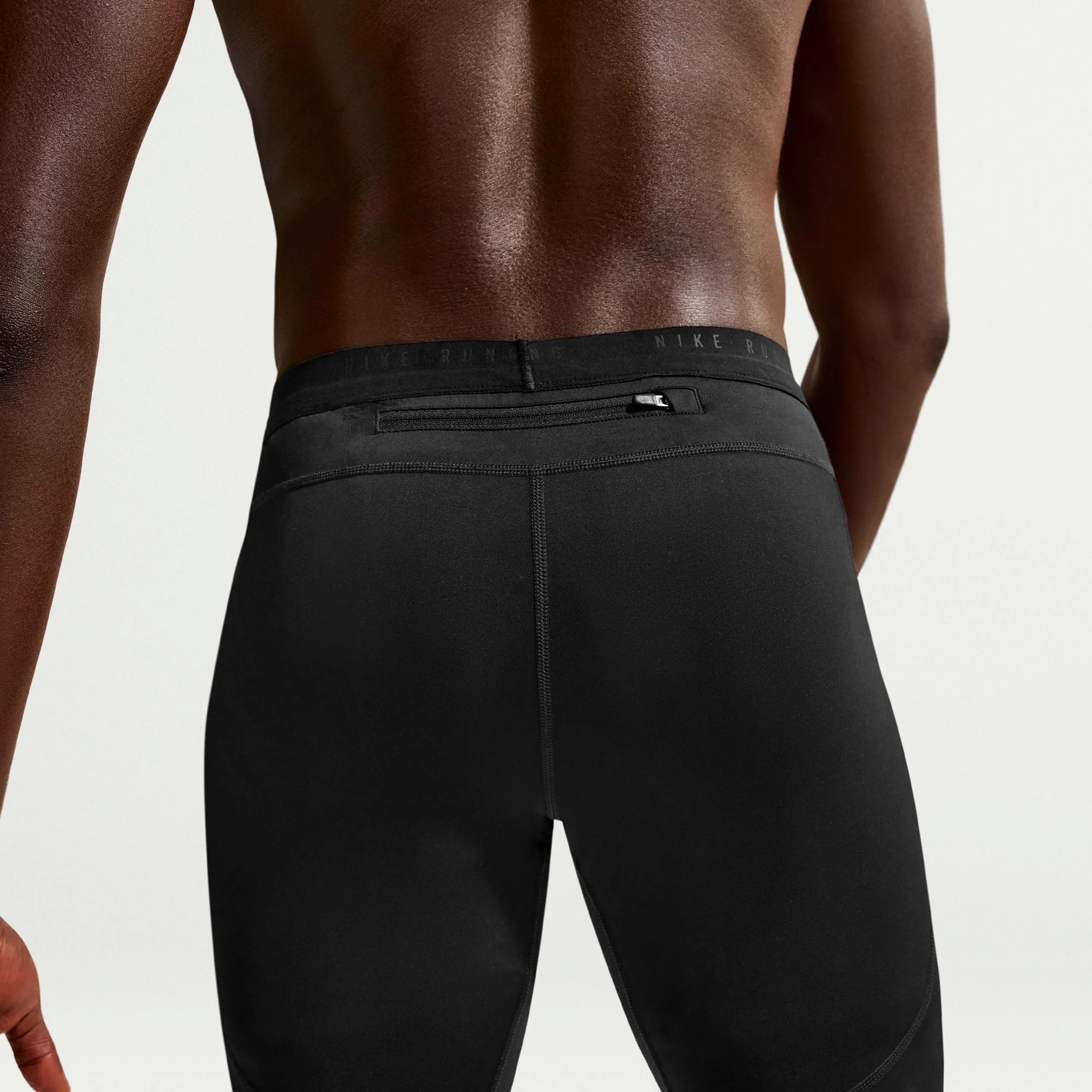 Stride Half  Lauftight Herren - schwarz, silber - Image 4