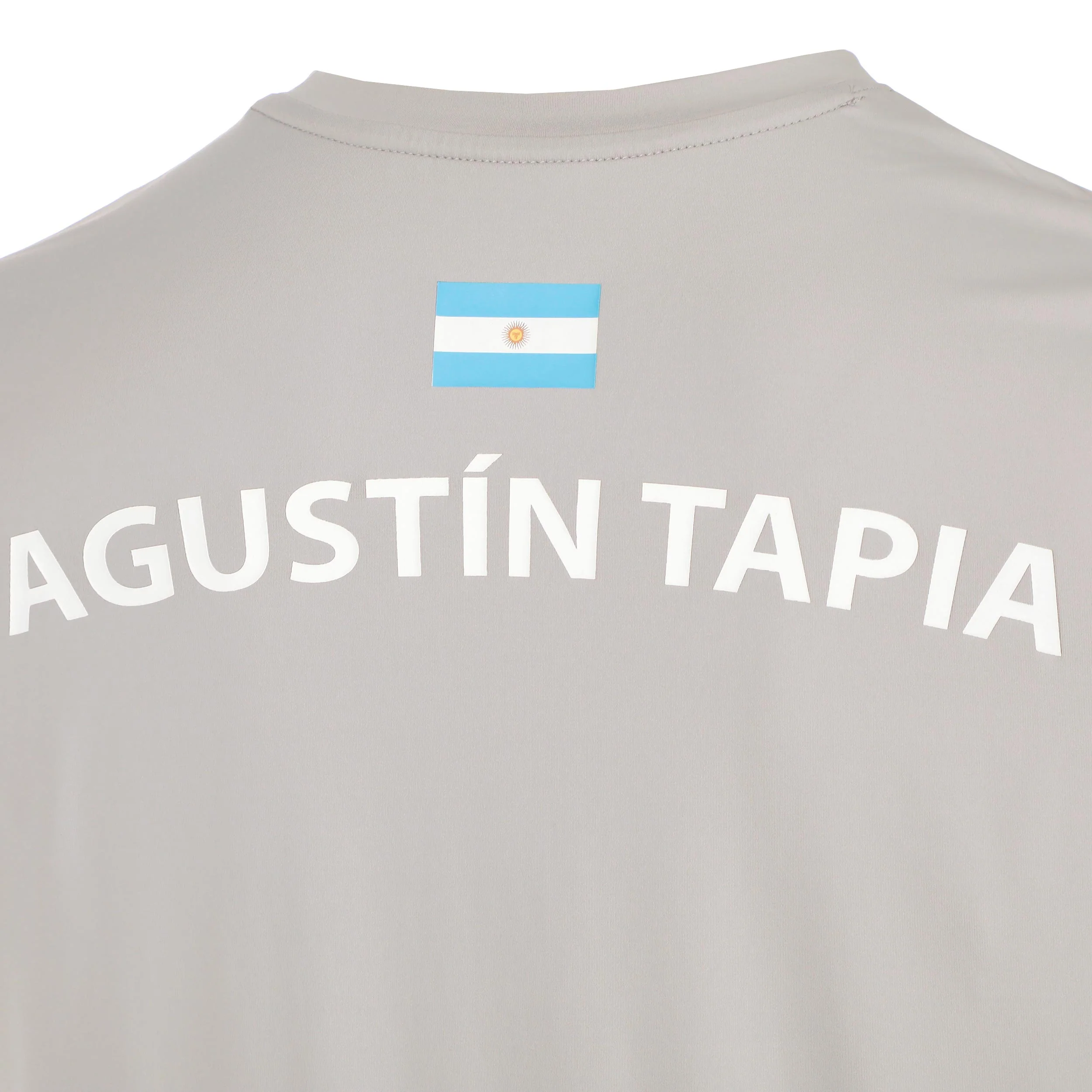 Agustin Tapia  T-Shirt Herren - grau - Image 5