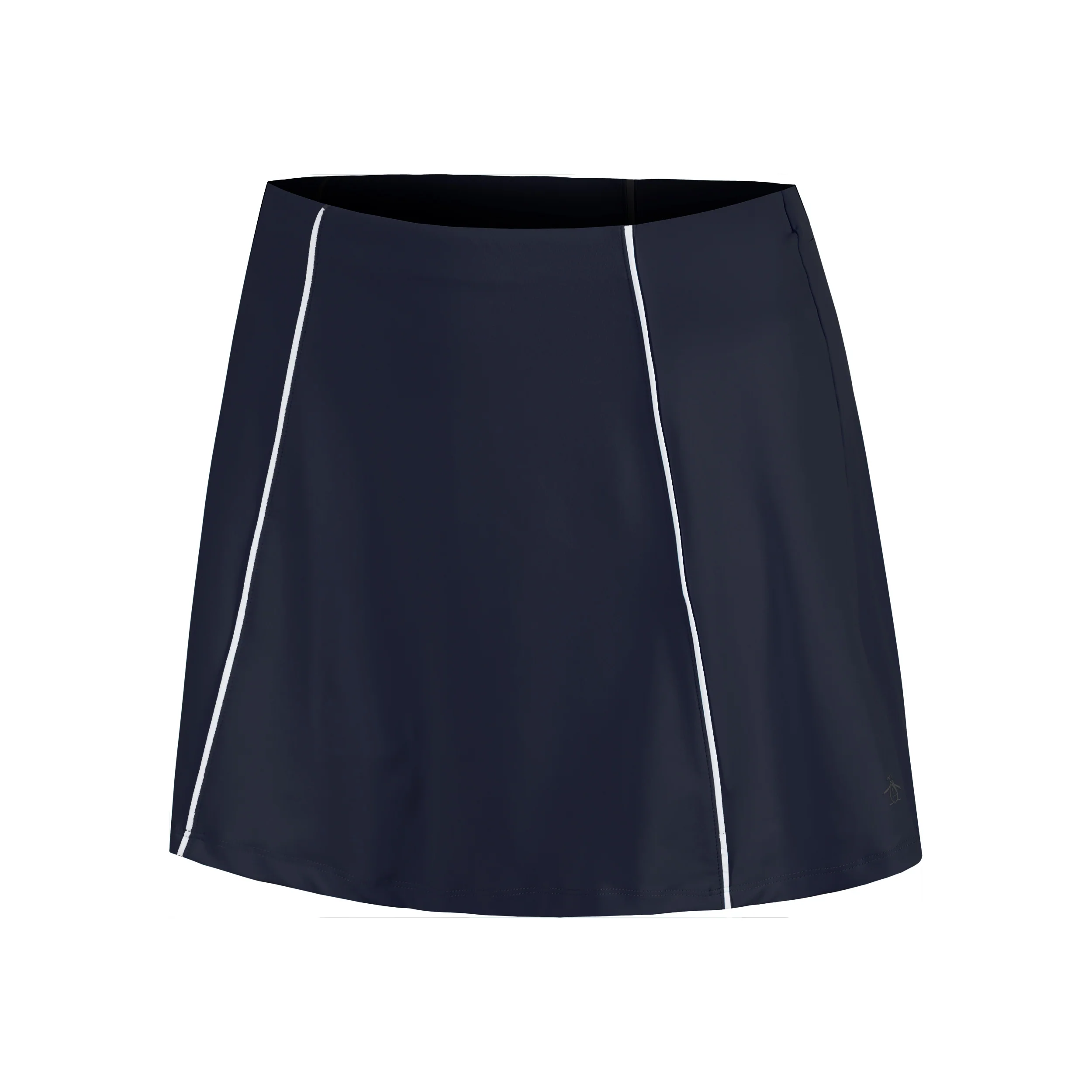 Colorblock Flounce Rock Damen-Dunkelblau