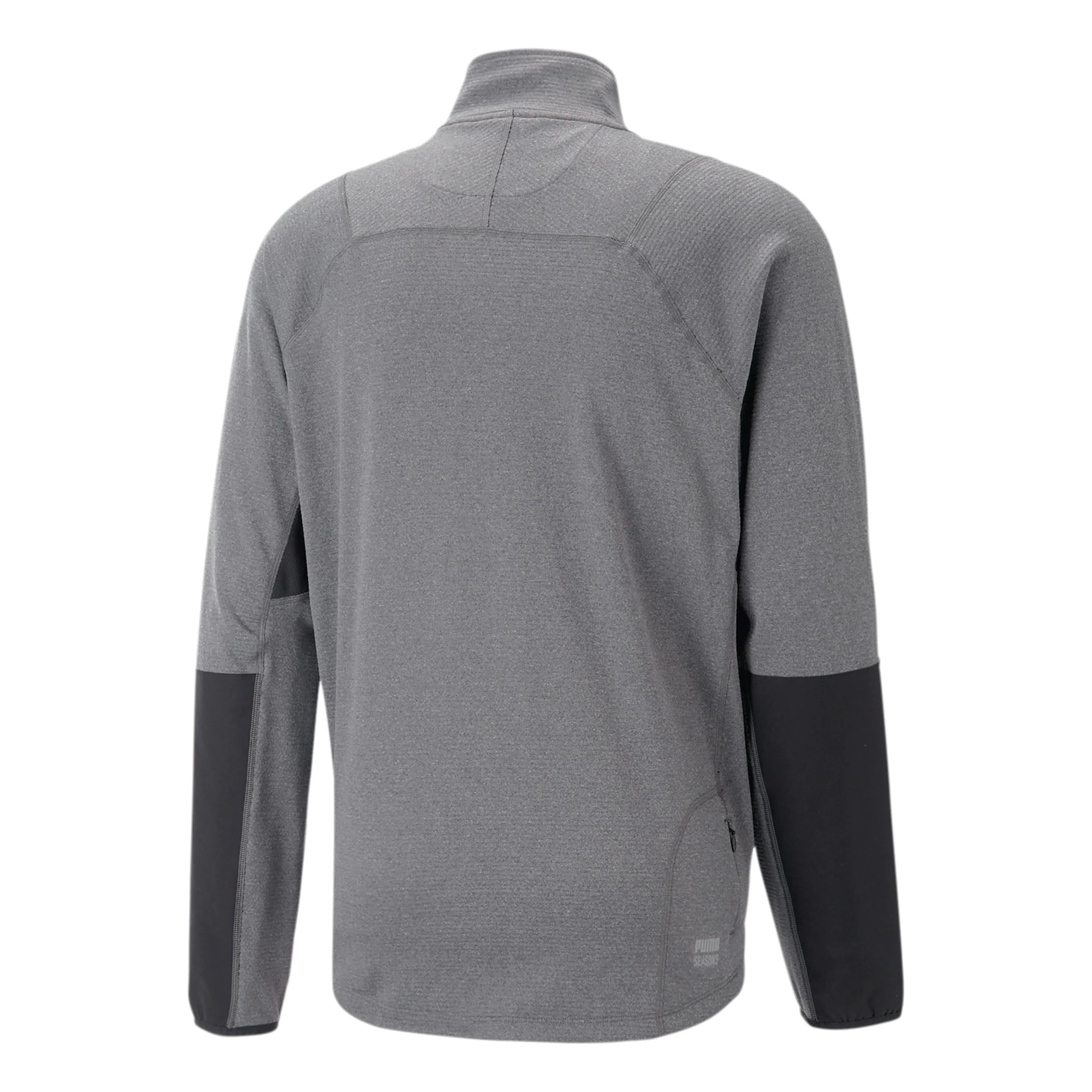Seasons Raincell Half-Zip Lauftop Herren-Grau,Schwarz - Image 2