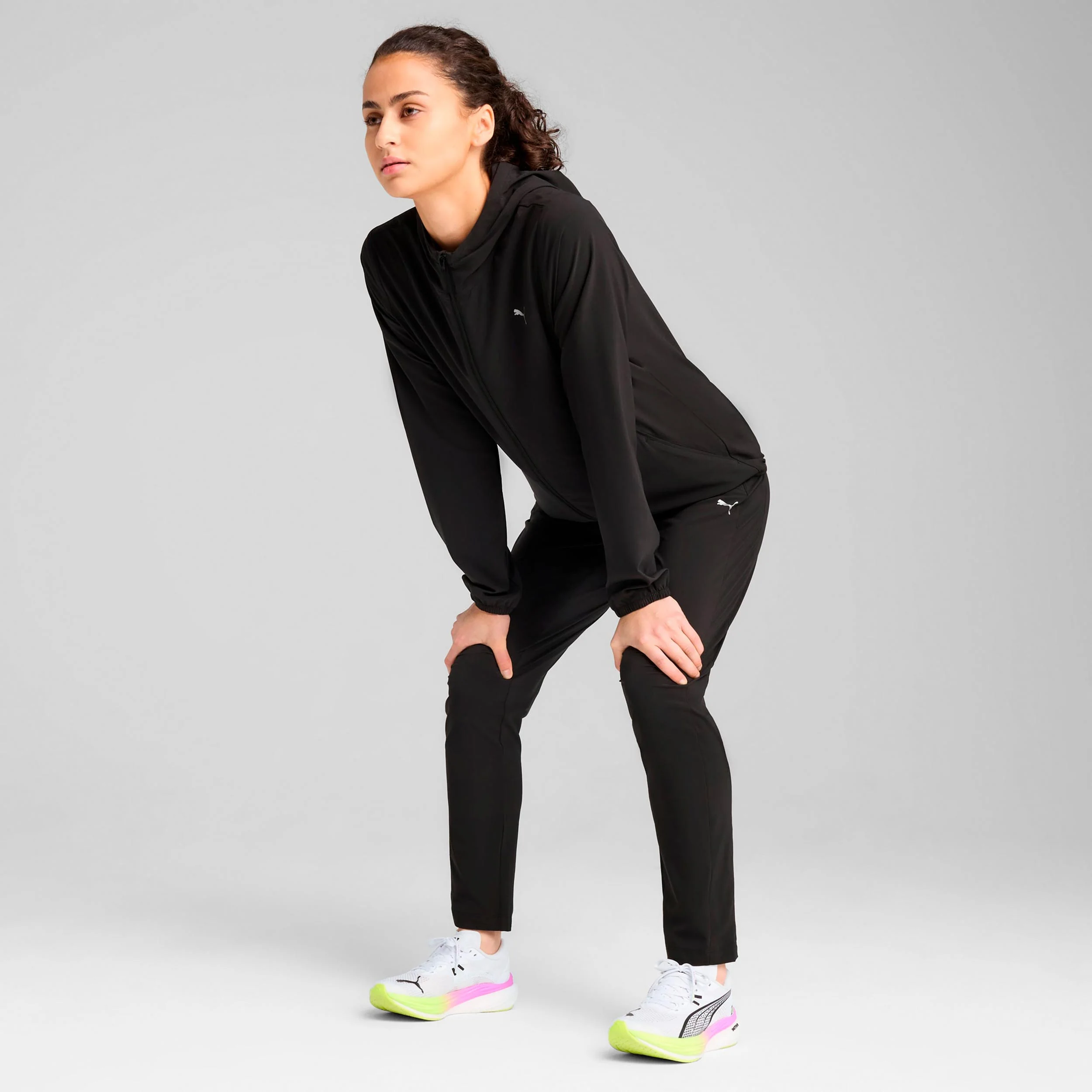 Velocity Woven Laufjacke Damen-schwarz - Image 5