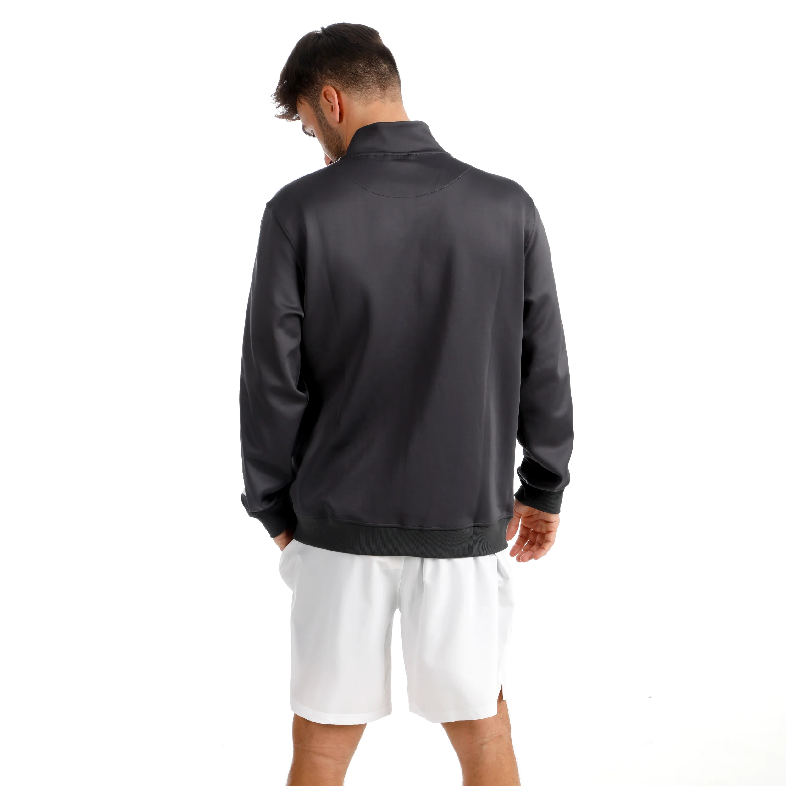 Endlessly Stripes Trainingsjacke Herren-Anthrazit,Orange - Image 7