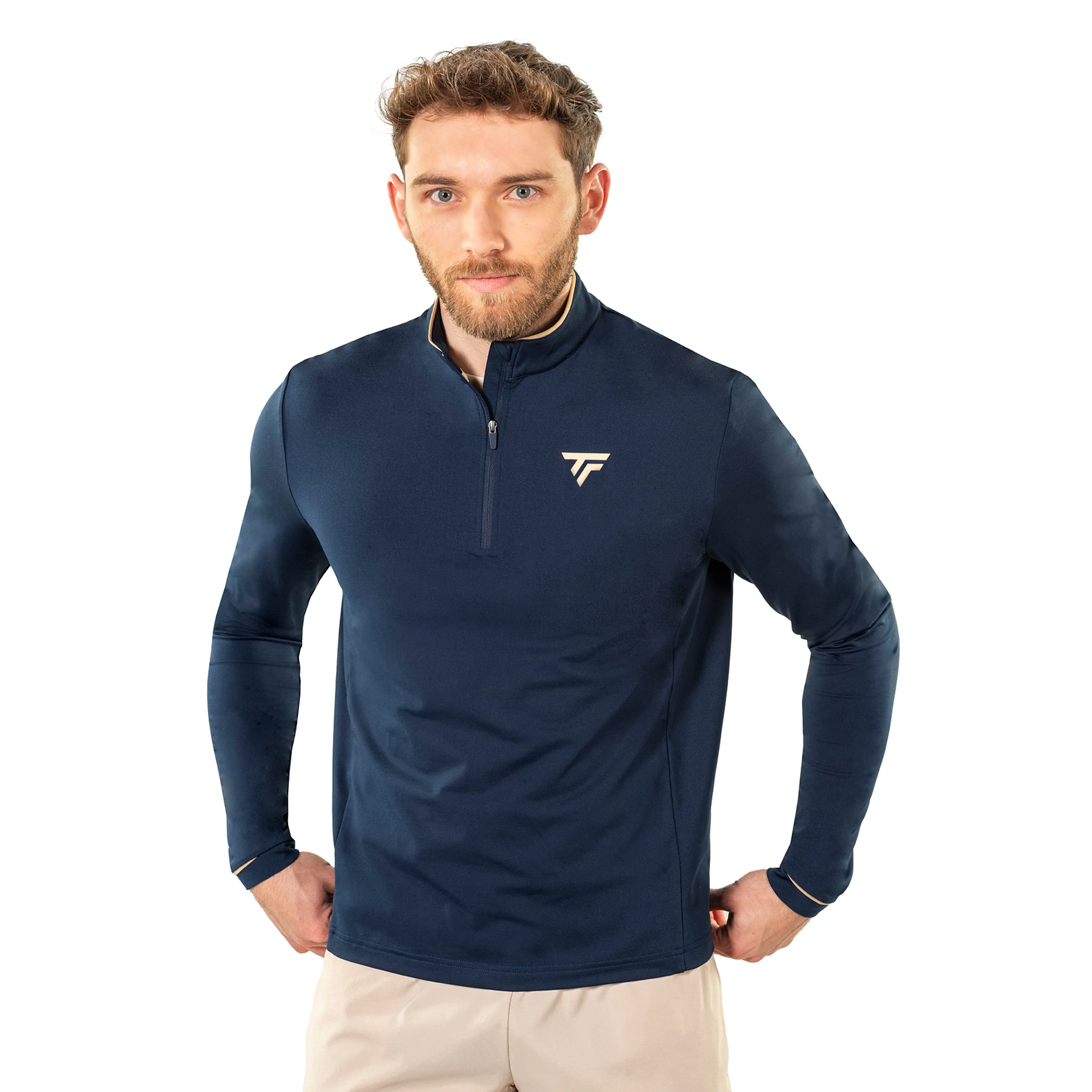 Thermozip Longsleeve Herren - dunkelblau - Image 4