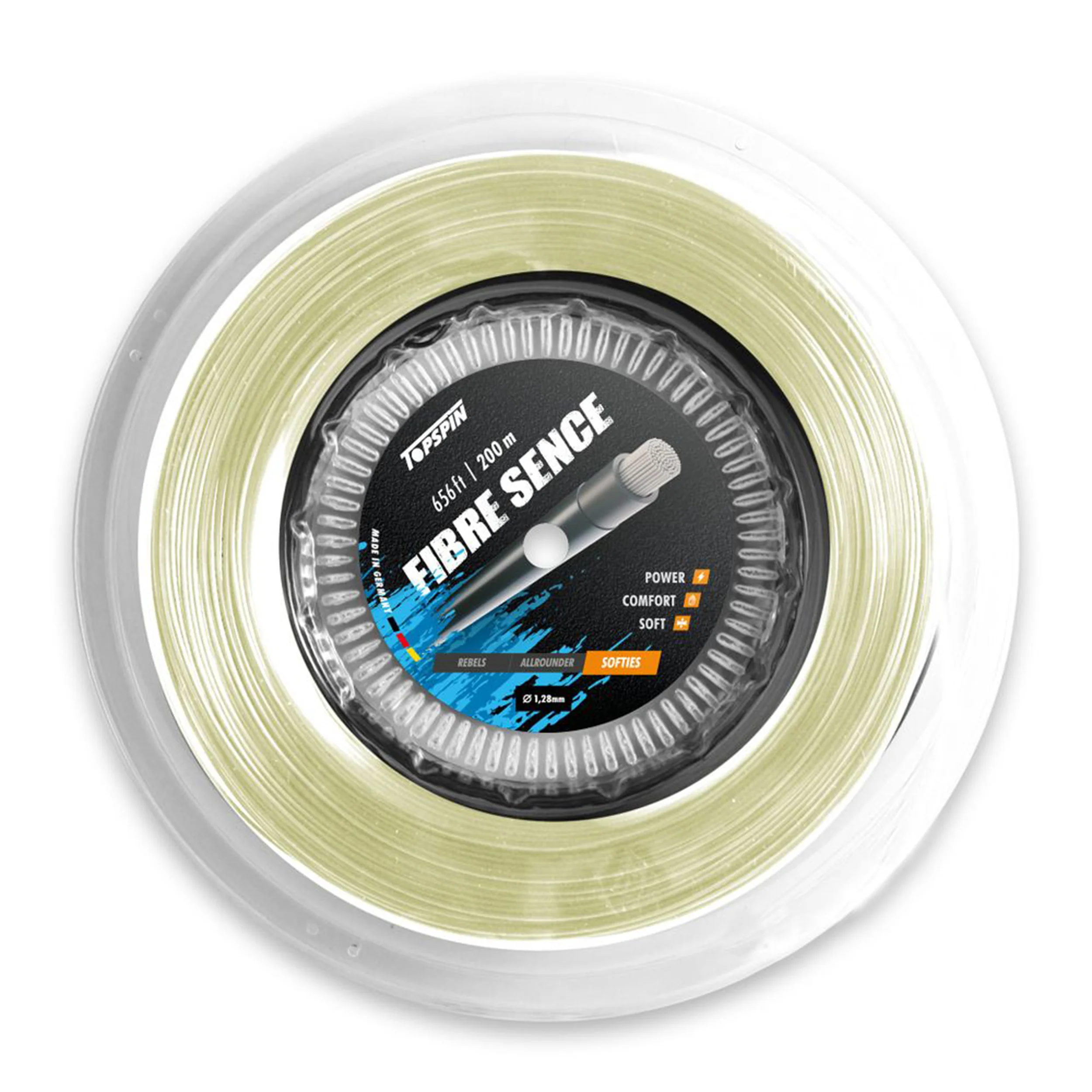 Fibre Sence 200m Saitenrolle-Nude