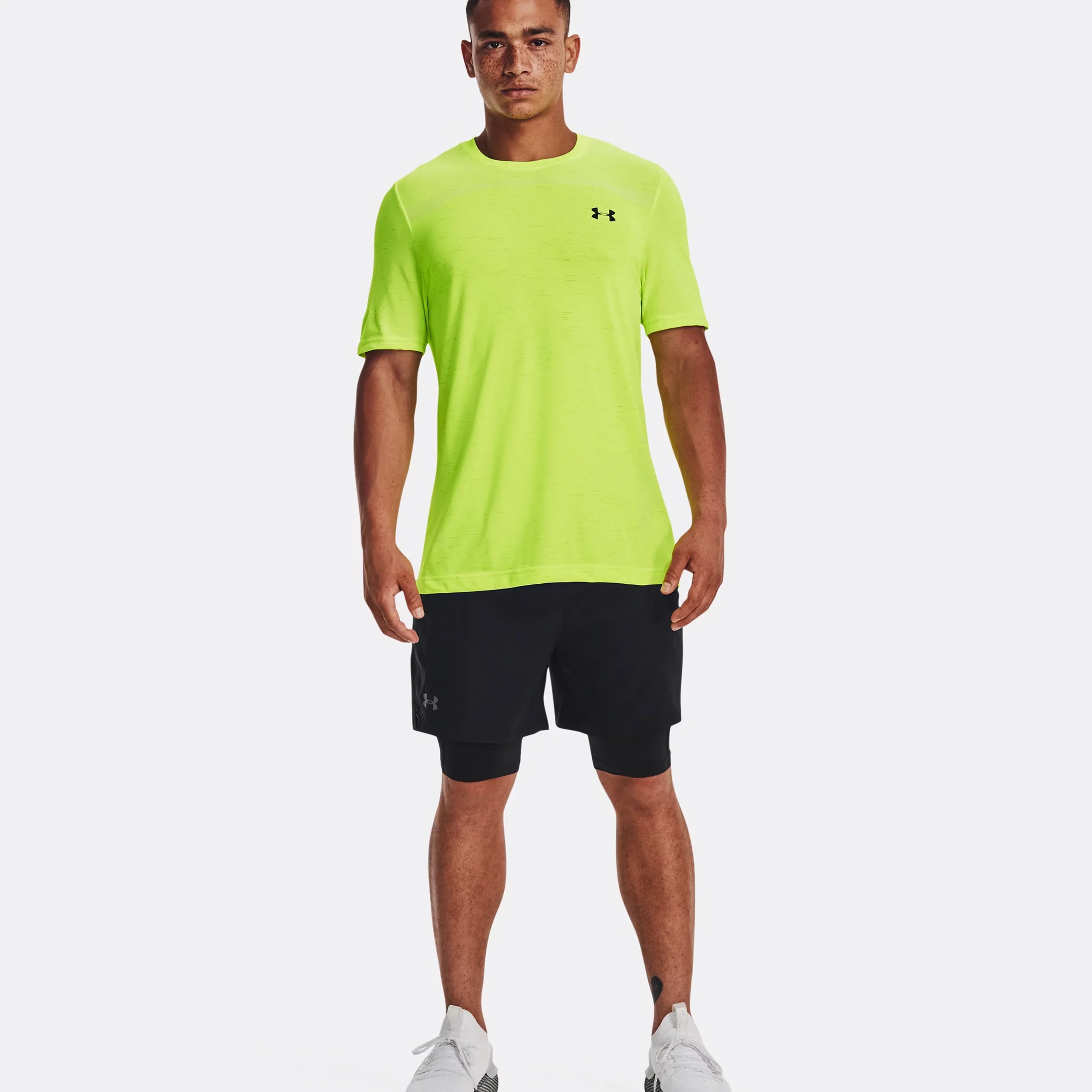 Vanish Woven 2in1 Shorts Herren-Schwarz - Image 7